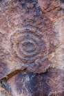 Ancient petroglyphs seen at Parowan Gap. Art Print